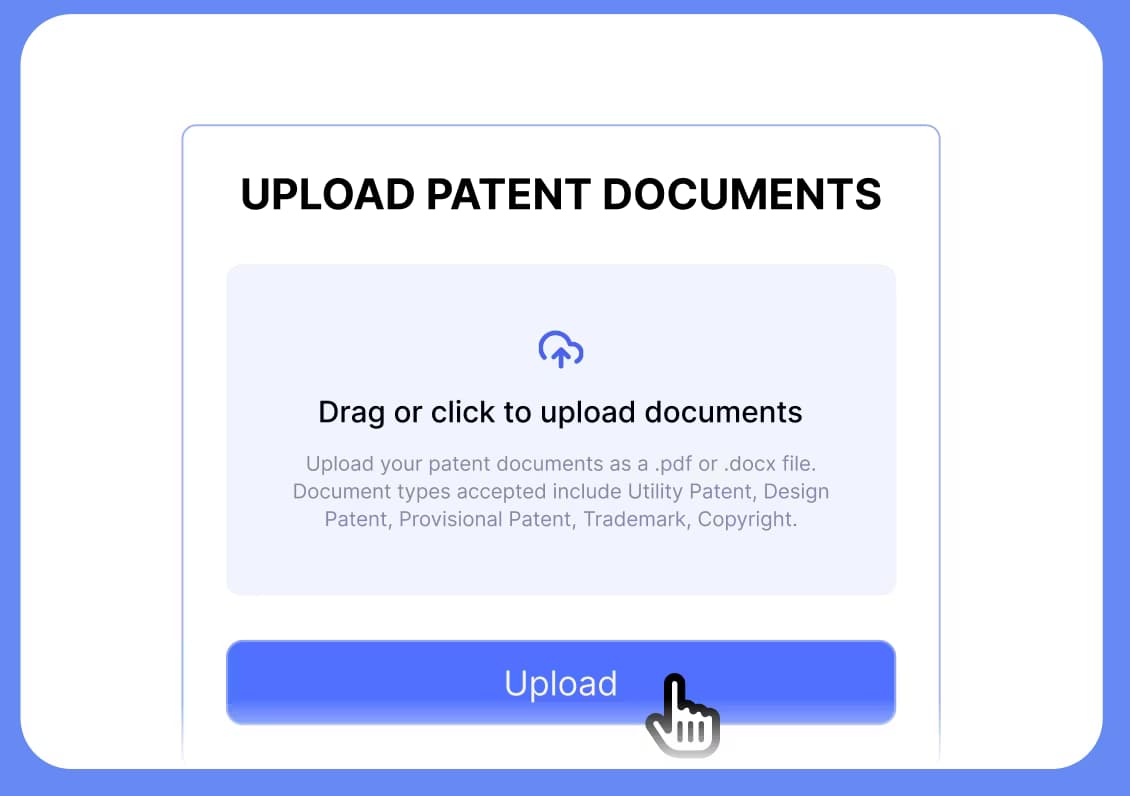 Upload patent documents.