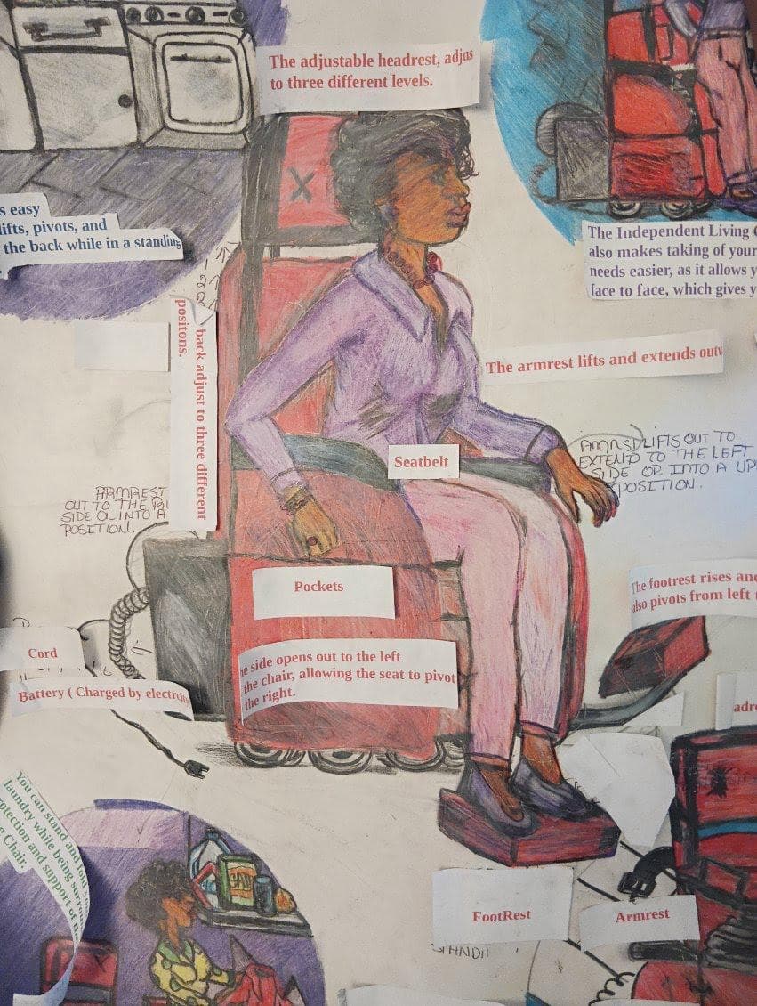 Adjustable Seat Comfort Wheelchair - Image 1