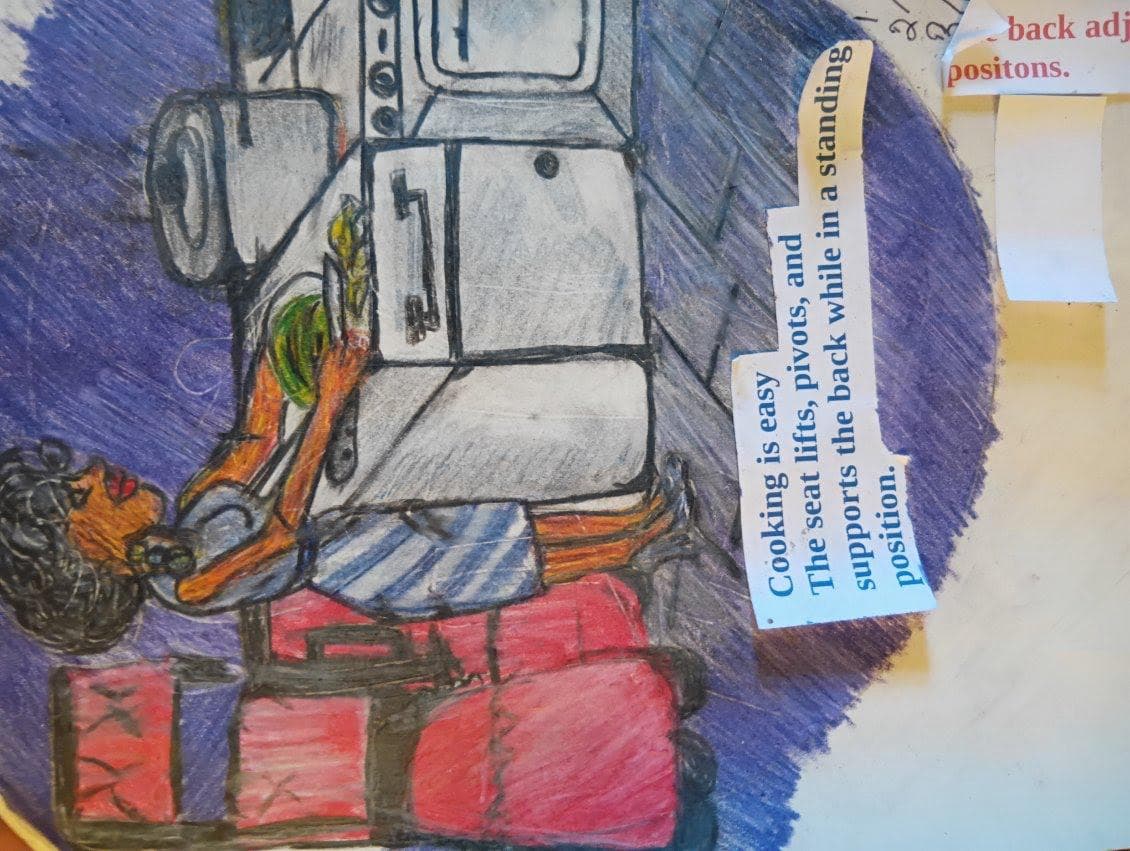 Adjustable Seat Comfort Wheelchair - Image 5